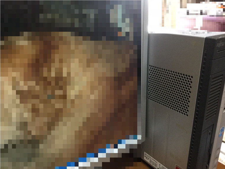 デスクトップパソコンの内部クリーニング／富士通 Windows XPのイメージ