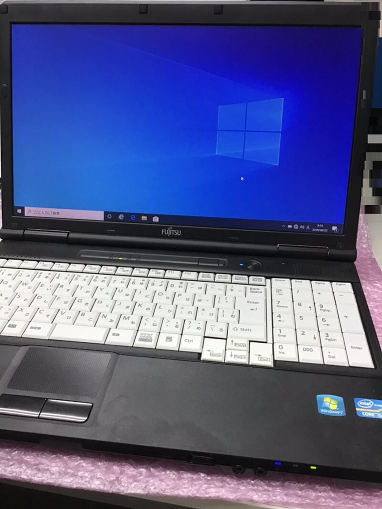 ノートパソコンが起動しない／富士通 Windows 10のイメージ