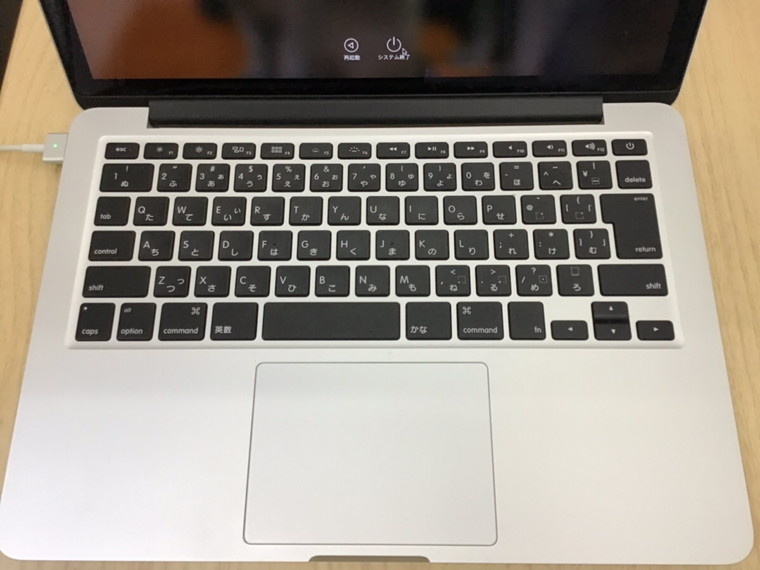 ノートパソコンの電源が入らない／Apple macOS High Sierraのイメージ