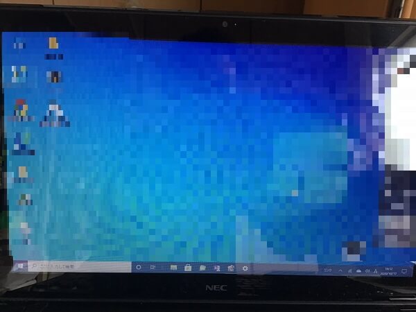 ノートパソコンでブルースクリーンが表示される／NEC Windows 10のイメージ