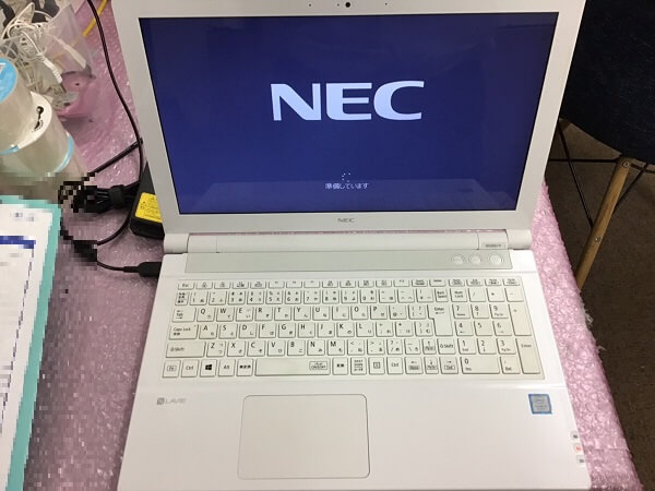 ノートパソコンが起動しない／NEC Windows 10のイメージ